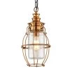 Little Harbor 1-Light Aged Brass With Forged Black Accents Outdoor Hanging Light by Troy Lighting -Troy Lighting Sales aged brass with forged black accents troy lighting outdoor chandeliers f3578 64 1000