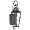 French Quarter Aged Pewter Outdoor Wall Lantern Sconce by Troy Lighting