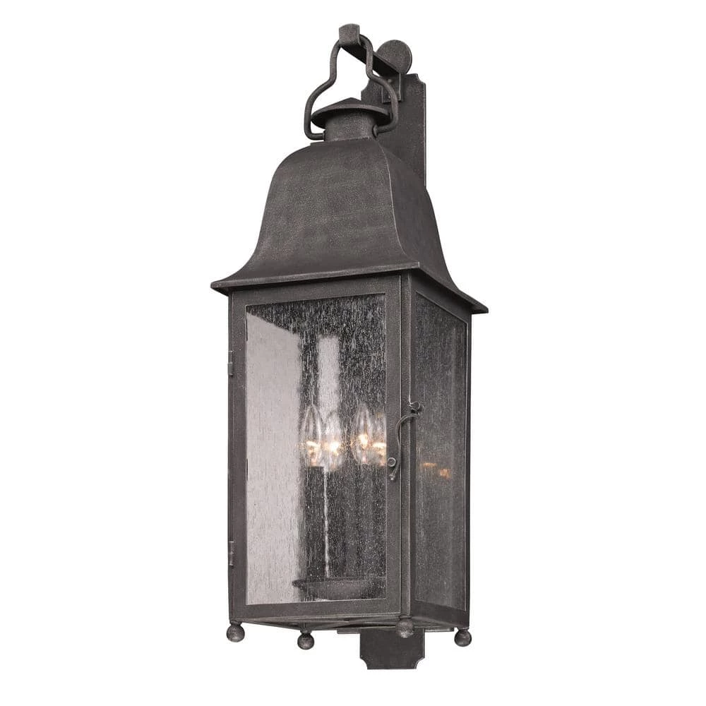 Larchmont 4-Light Aged Pewter Outdoor Wall Lantern Sconce by Troy Lighting 3 Larchmont 4-Light Aged Pewter Outdoor Wall Lantern Sconce by Troy Lighting