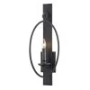 Baily 1-Light Silver Aged Wall Sconce by Troy Lighting