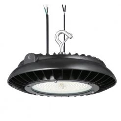 11 in. Round Integrated LED Black High Bay Light, 5000K by EnviroLite