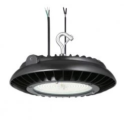 11 in. Round Integrated LED Black High Bay Light, 5000K by EnviroLite