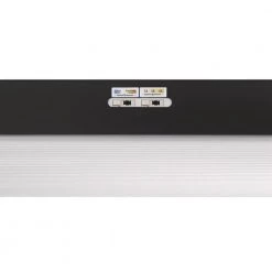45-Watt Equivalent 4 ft. Integrated LED Linear Black Strip Light with Selectable CCT/Wattage/Lumen and 0-10-Volt Dimming by EnviroLite -Troy Lighting Sales black envirolite strip light fixtures st4lswdmdscb 44 1000
