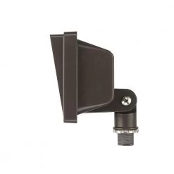 5 in. Bronze LED Outdoor Security Flood Light with Tempered Glass Lens by EnviroLite -Troy Lighting Sales bronze envirolite flood lights fl14nt50 48 44 1000