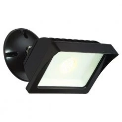 Troy Lighting Sales 11 7 in. Bronze LED Outdoor Security Flood Light with Adjustable Head by EnviroLite