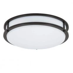 10 in. Bronze Integrated LED Selectable CCT Round Ceiling Light Flush Mount by EnviroLite 13 10 in. Bronze Integrated LED Selectable CCT Round Ceiling Light Flush Mount by EnviroLite -Troy Lighting Sales bronze envirolite flush mount lights ev1410c3c 34 40 1000