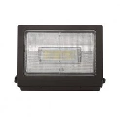 9.2 in. Bronze LED Security Flood Light Wall Pack with Borosilicate Lens by EnviroLite -Troy Lighting Sales bronze envirolite wall pack lights wp3epv50 48 4f 1000