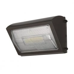 Troy Lighting Sales 7 9.2 in. Bronze LED Security Flood Light Wall Pack with Borosilicate Lens by EnviroLite