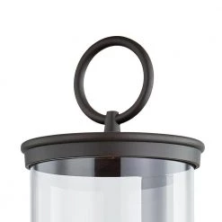 Aiden 23 in. 1-Light Bronze Wall Sconce with Clear Glass Shade by Troy Lighting -Troy Lighting Sales bronze troy lighting vanity lighting b7302 1f 1000