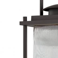 James Bay 4-Light Bronze Wall Sconce with Clear Ribbed Glass Shade by Troy Lighting -Troy Lighting Sales bronze troy lighting vanity lighting b7313 4f 1000