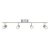 2.5 ft. 4-Light Brushed Nickel Integrated LED Fixed Track Lighting Kit by EnviroLite 1 2.5 ft. 4-Light Brushed Nickel Integrated LED Fixed Track Lighting Kit by EnviroLite -Troy Lighting Sales brushed nickel envirolite track lighting kits evt101227b 35 64 1000