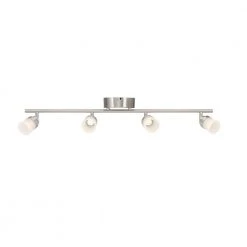 Troy Lighting Sales 25 2.6 ft. 4-Light Brushed Nickel Integrated LED Fixed Track Lighting Kit by EnviroLite