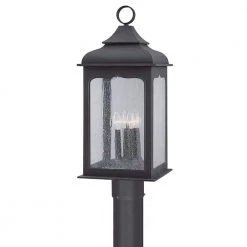 Henry Street 4-Light Colonial Iron Specialty Finishes Outdoor Post Light by Troy Lighting