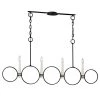 Juliette 4-Light Country Iron Linear Chandelier by Troy Lighting -Troy Lighting Sales country iron troy lighting chandeliers f5954 64 1000