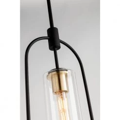 Smyth Dark Bronze 1-Light 12.5 in. W Outdoor Hanging Light with Clear Glass by Troy Lighting -Troy Lighting Sales dark bronze troy lighting outdoor pendant lights f6397 4f 1000