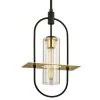 Smyth Dark Bronze 1-Light 12.5 in. W Outdoor Hanging Light with Clear Glass by Troy Lighting -Troy Lighting Sales dark bronze troy lighting outdoor pendant lights f6397 64 1000
