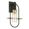 Smyth 1-Light Dark Bronze 17.5 in. H Outdoor Wall Lantern Sconce with Clear Glass by Troy Lighting -Troy Lighting Sales dark bronze troy lighting outdoor sconces b6392 64 1000