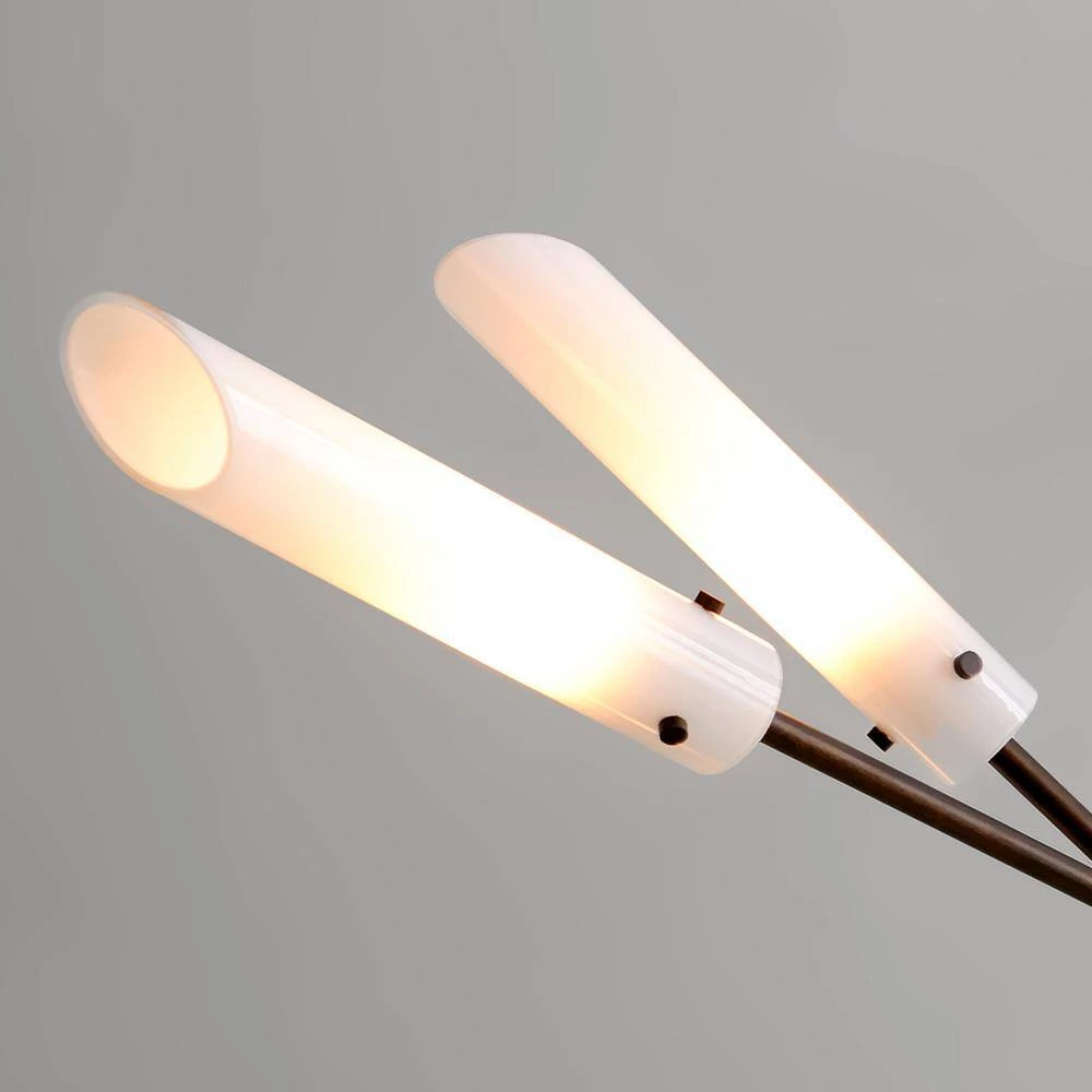 High Line 0.88 in. Dark Bronze Sconce with Opal White Glass Shade by Troy Lighting 5 High Line 0.88 in. Dark Bronze Sconce with Opal White Glass Shade by Troy Lighting - Image 3