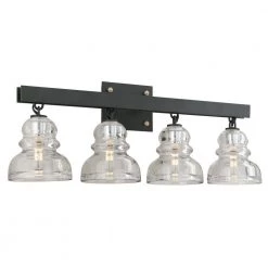 Menlo Park 4-Light Deep Bronze Vanity Light by Troy Lighting