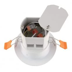 Easy-Up 3 in. White Baffle Recessed Integrated LED Kit at 94.6 CRI, 3000K, 584 Lumens by EnviroLite -Troy Lighting Sales envirolite recessed lighting kits ev30540spjwh30 40 1000