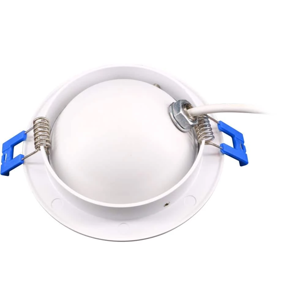 3 in. White 3000K Canless Remodel Directional Wall Wash Gimbal Integrated LED Recessed Light Kit by EnviroLite 8 3 in. White 3000K Canless Remodel Directional Wall Wash Gimbal Integrated LED Recessed Light Kit by EnviroLite - Image 6