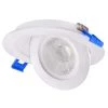 3 in. White 3000K Canless Remodel Directional Wall Wash Gimbal Integrated LED Recessed Light Kit by EnviroLite -Troy Lighting Sales envirolite recessed lighting kits ev35062rfgwh30 64 1000