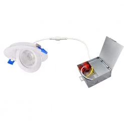 3 in. White 3000K Canless Remodel Directional Wall Wash Gimbal Integrated LED Recessed Light Kit by EnviroLite 17 3 in. White 3000K Canless Remodel Directional Wall Wash Gimbal Integrated LED Recessed Light Kit by EnviroLite -Troy Lighting Sales envirolite recessed lighting kits ev35062rfgwh30 76 1000