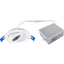 3 in. White 4000K Canless Remodel Directional Wall Wash Gimbal Integrated LED Recessed Light Kit by EnviroLite 16 3 in. White 4000K Canless Remodel Directional Wall Wash Gimbal Integrated LED Recessed Light Kit by EnviroLite -Troy Lighting Sales envirolite recessed lighting kits ev35062rfgwh40 fa 1000