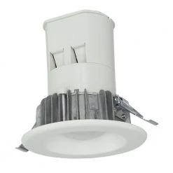 Easy Up 4 in. Remodel Canless Integrated LED Recessed Light Kit with Magnetic White Trim by EnviroLite -Troy Lighting Sales envirolite recessed lighting kits ev407941wh30 1d 1000