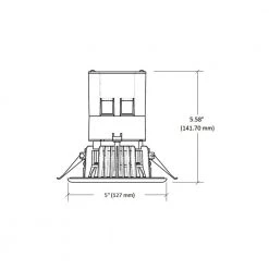 Easy Up 4 in. Remodel Canless Integrated LED Recessed Light Kit with Magnetic White Trim by EnviroLite -Troy Lighting Sales envirolite recessed lighting kits ev407941wh30 c3 1000