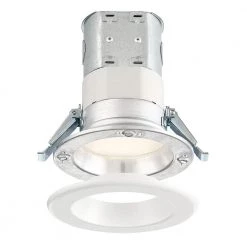 Easy-Up 4 in. 2700K White Remodel Magnetic Recessed Integrated LED Kit by EnviroLite