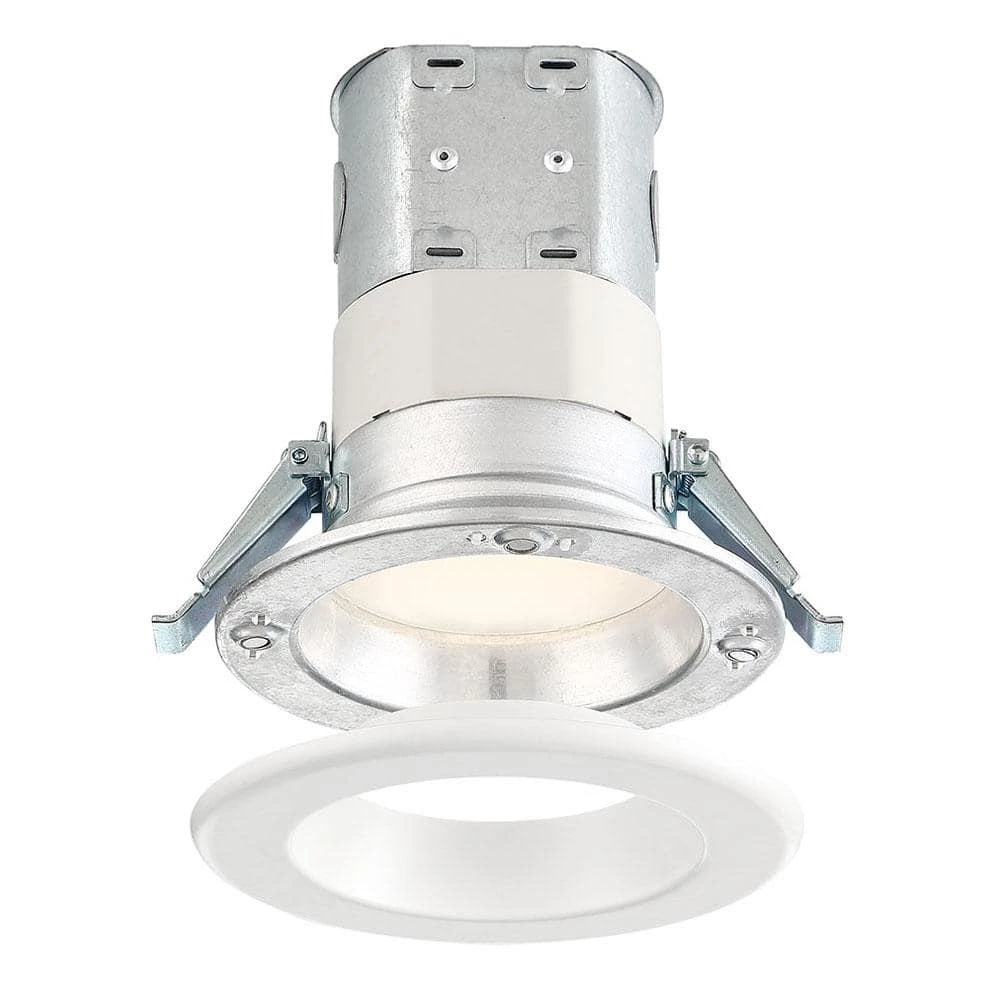Easy-Up 4 in. 2700K White Remodel Magnetic Recessed Integrated LED Kit by EnviroLite 3 Easy-Up 4 in. 2700K White Remodel Magnetic Recessed Integrated LED Kit by EnviroLite