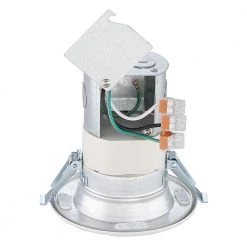 Easy-Up 4 in. 3500K White Remodel Magnetic Recessed Integrated LED Kit by EnviroLite -Troy Lighting Sales envirolite recessed lighting kits ev407947wh35 1d 1000