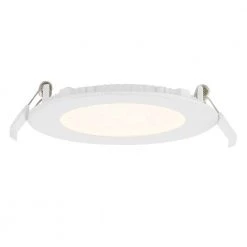 4 in. Round 550 Lumens Selectable CCT Integrated LED Canless Slim Panel Light by EnviroLite