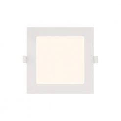4 in. Square 550 Lumens Selectable CCT Integrated LED Canless Slim Panel Light by EnviroLite -Troy Lighting Sales envirolite recessed lighting kits ev457swk50wh 1f 1000