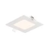 4 in. Square 550 Lumens Selectable CCT Integrated LED Canless Slim Panel Light by EnviroLite -Troy Lighting Sales envirolite recessed lighting kits ev457swk50wh 64 1000