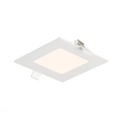 4 in. Square 550 Lumens Selectable CCT Integrated LED Canless Slim Panel Light by EnviroLite