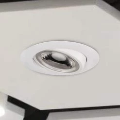 4 in. White 4000K Canless Remodel Directional Gimbal Integrated LED Recessed Light Kit by EnviroLite -Troy Lighting Sales envirolite recessed lighting kits ev490112wh40 1f 1000