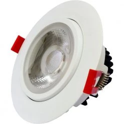 4 in. White 4000K Canless Remodel Directional Gimbal Integrated LED Recessed Light Kit by EnviroLite -Troy Lighting Sales envirolite recessed lighting kits ev490112wh40 fa 1000