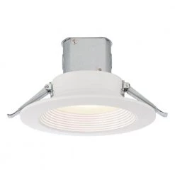 Easy-Up 6 in. White Baffle Recessed Integrated LED Kit at 93.6 CRI, 3000K, 1203 Lumens by EnviroLite