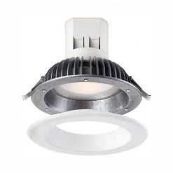 Easy Up with Magnetic Trim 6 in. White Integrated LED Recessed Kit by EnviroLite