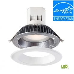 Easy Up with Magnetic Trim 6 in. White Integrated LED Recessed Kit by EnviroLite -Troy Lighting Sales envirolite recessed lighting kits ev608941wh50 c3 1000