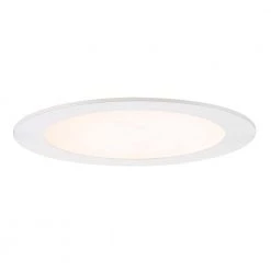 6 in. Round 800 Lumens Selectable CCT Integrated LED Canless Slim Panel Light by EnviroLite -Troy Lighting Sales envirolite recessed lighting kits ev685rwk50wh 1f 1000