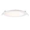 6 in. Round 800 Lumens Selectable CCT Integrated LED Canless Slim Panel Light by EnviroLite -Troy Lighting Sales envirolite recessed lighting kits ev685rwk50wh 64 1000