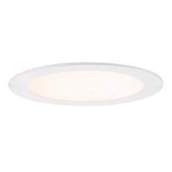 6 in. Round 850 Lumens Integrated LED Canless Slim Panel Light, 5000K by EnviroLite -Troy Lighting Sales envirolite recessed lighting kits ev685rwmvwh50 1f 1000