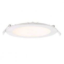 6 in. Round 850 Lumens Integrated LED Canless Slim Panel Light, 5000K by EnviroLite