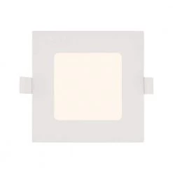 6 in. Square 800 Lumens Selectable CCT Integrated LED Canless Slim Panel Light by EnviroLite -Troy Lighting Sales envirolite recessed lighting kits ev685swk50wh 44 1000