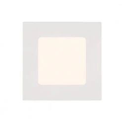 6 in. Square 900 Lumens Integrated LED Canless Slim Panel Light, 5000K by EnviroLite -Troy Lighting Sales envirolite recessed lighting kits ev685swmvwh50 1f 1000