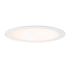 8 in. Round 1450 Lumens Integrated LED Canless Slim Panel Light, 5000K by EnviroLite 12 8 in. Round 1450 Lumens Integrated LED Canless Slim Panel Light, 5000K by EnviroLite -Troy Lighting Sales envirolite recessed lighting kits ev814rwmvwh50 1f 1000