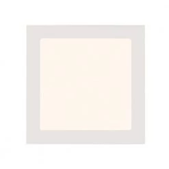 8 in. Square 1400 Lumens Integrated LED Canless Slim Panel Light, 5000K by EnviroLite 12 8 in. Square 1400 Lumens Integrated LED Canless Slim Panel Light, 5000K by EnviroLite -Troy Lighting Sales envirolite recessed lighting kits ev814swmvwh50 1f 1000